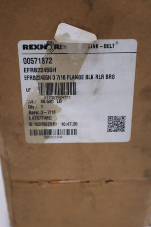 Rexnord efrb22455h / 00571872 link-belt bearing block new h-113 - Image 2