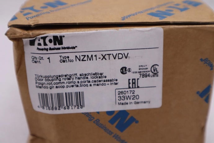 Eaton nzm1-xtvdv handle kit series nzm size 1 door coupling rotary handle #h694a - Image 2