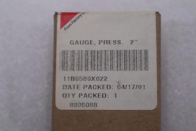NEW OPEN BOX FISHER 11B8580X022 60PSI PRESSURE GAUGE STOCK K-3382 - Image 1