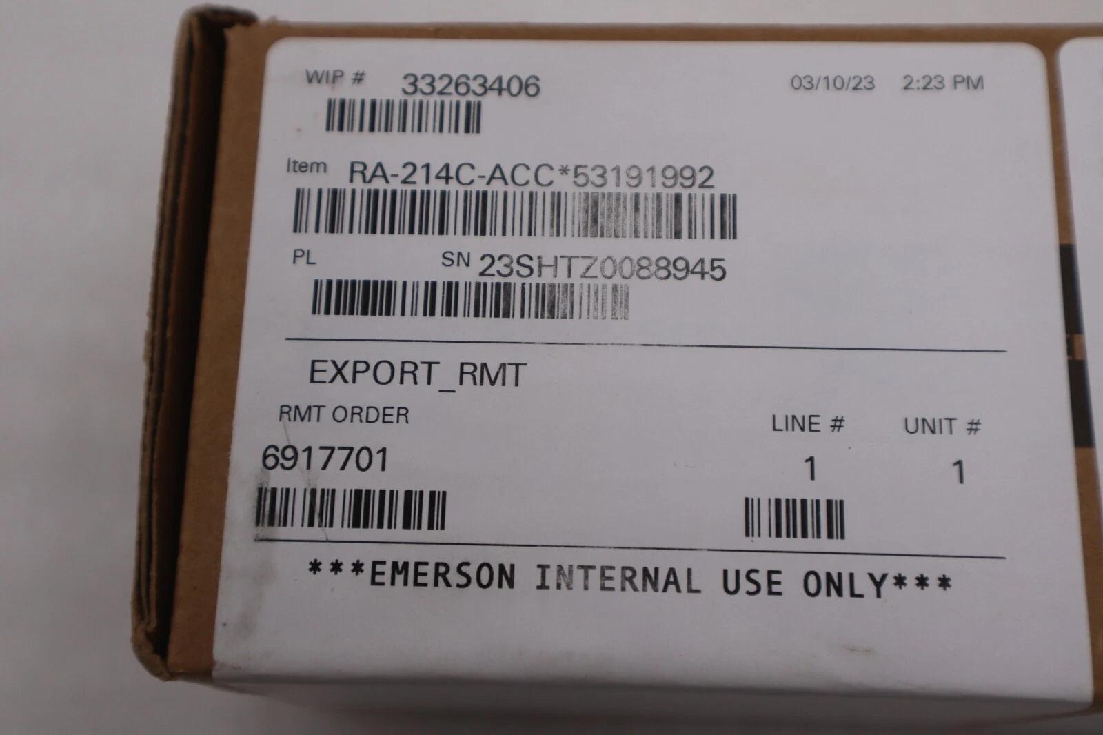 Rosemount 214c sensor 214crwsmb1s4e0092sle5 stock #g-134a - Image 2