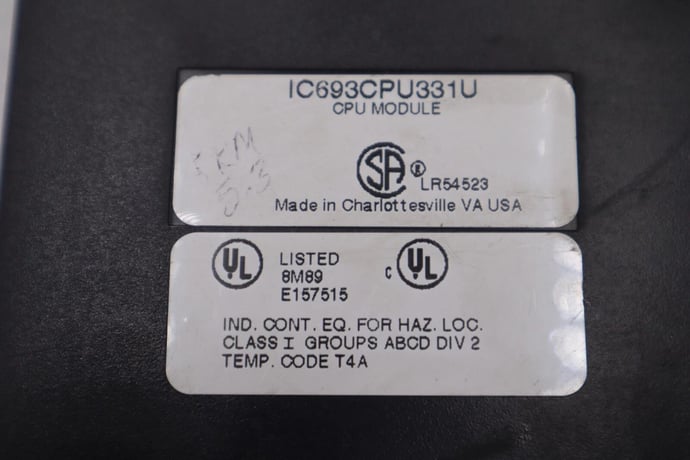 General Electric FAUNC IC693CPU331U MODULE STOCK #L-559-C - Image 2