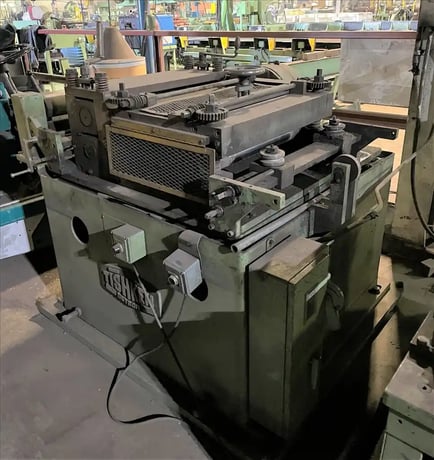 18" x 12" gauge Tishken #7R-24, straightener, 5 rolls, power driven pinch rolls, entry side guides - Image 1