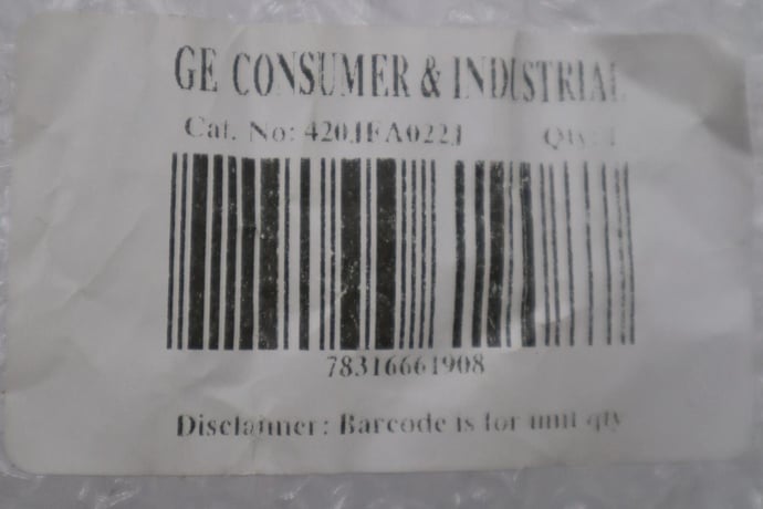 New general electric cr420jfa022j / cr420jfa022j stock g469a - Image 2