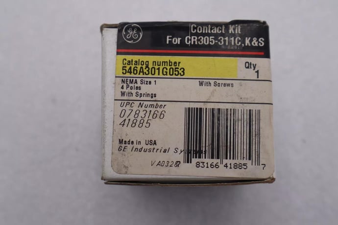 General Electric 546A301G053 Contact Kit #K-545A - Image 1