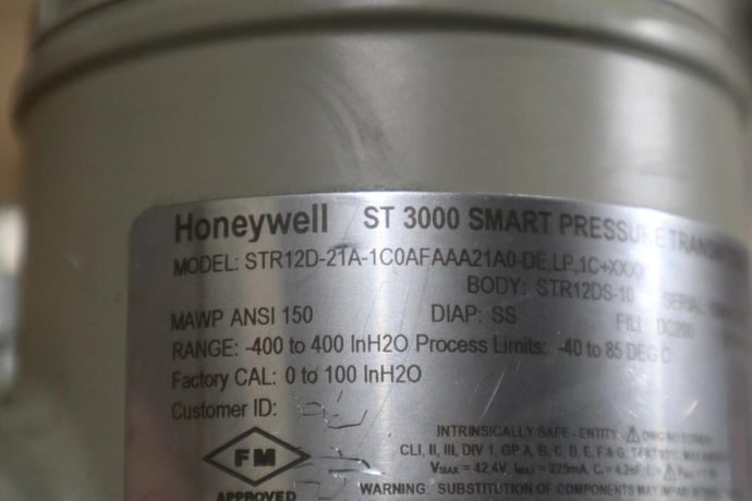 HONEYWELL ST3000 ST 3000 SMART PRESSURE TRANSMITTER STR12D-21A NEW UNIT #G701 - Image 4