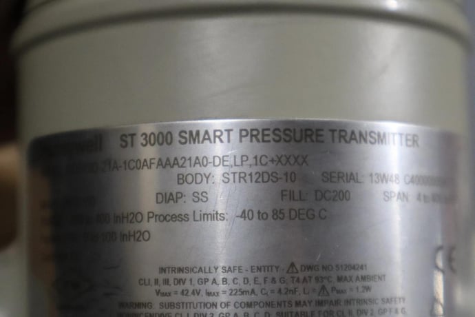 HONEYWELL ST3000 ST 3000 SMART PRESSURE TRANSMITTER STR12D-21A NEW UNIT #G701 - Image 5