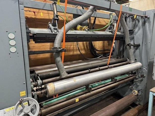 72" dusenbery 613 counter roll slitter rewinder - Image 6