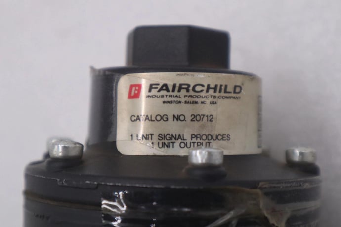 FAIRCHILD 20712 AIR VOLUME BOOSTER STOCK #K-3708 - Image 2
