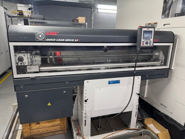 LNS #Quick-Load-S3T, bar feed, 1/4"to 4.7"bar diameter, 5.1"-63"bar length, 39" magazine depth, 2015 - Image 1