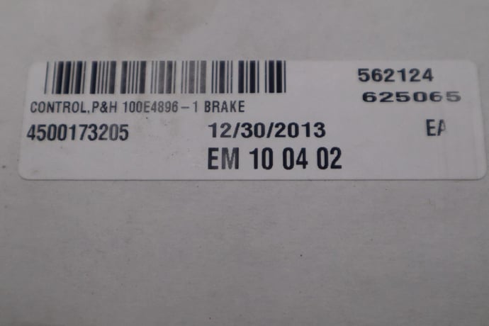 JOYGLOBAL 100E4896-F1 BRAKE CONTROL 100 VOLT SINGLE BRAKE ONBOARD SCRS #G401A - Image 3