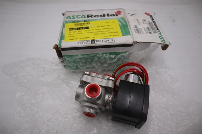New in box asco ef8342g703 120v 100-125psi 3/8" nsmp stock g562 - Image 1