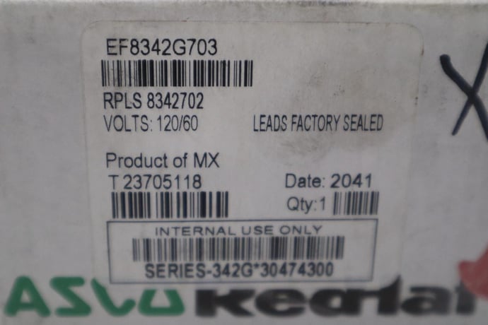 New in box asco ef8342g703 120v 100-125psi 3/8" nsmp stock g562 - Image 3