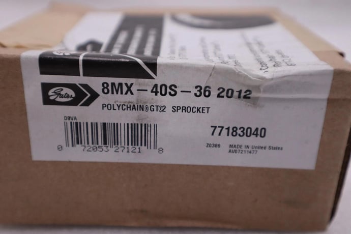 New gates 8mx-40s-36 2012 sprocket stock h699a - Image 2