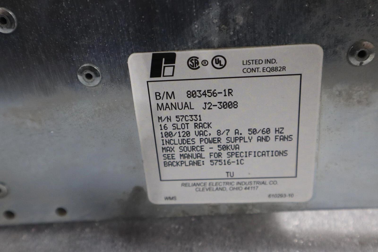 NEW Reliance Electric 57C331 Automax 16 Slot Rack 100/120v-ac STOCK G264 - Image 4