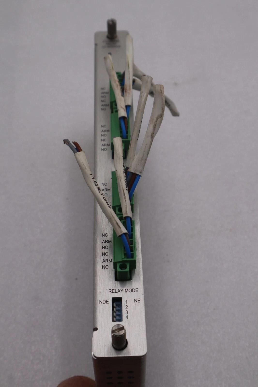 Bently nevada 125720-01 4 channel relay i/o module stock #k-1409 - Image 4