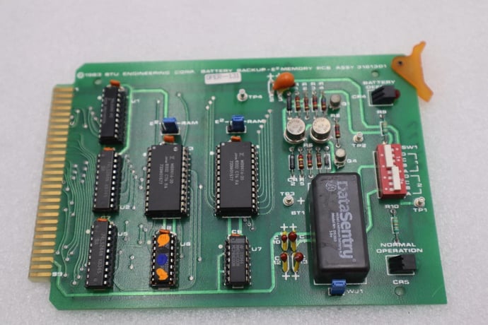 BRUCE 3161301 BATTERY BACKUP E2 MEMORY PCB ASSY STOCK #2822 - Image 1