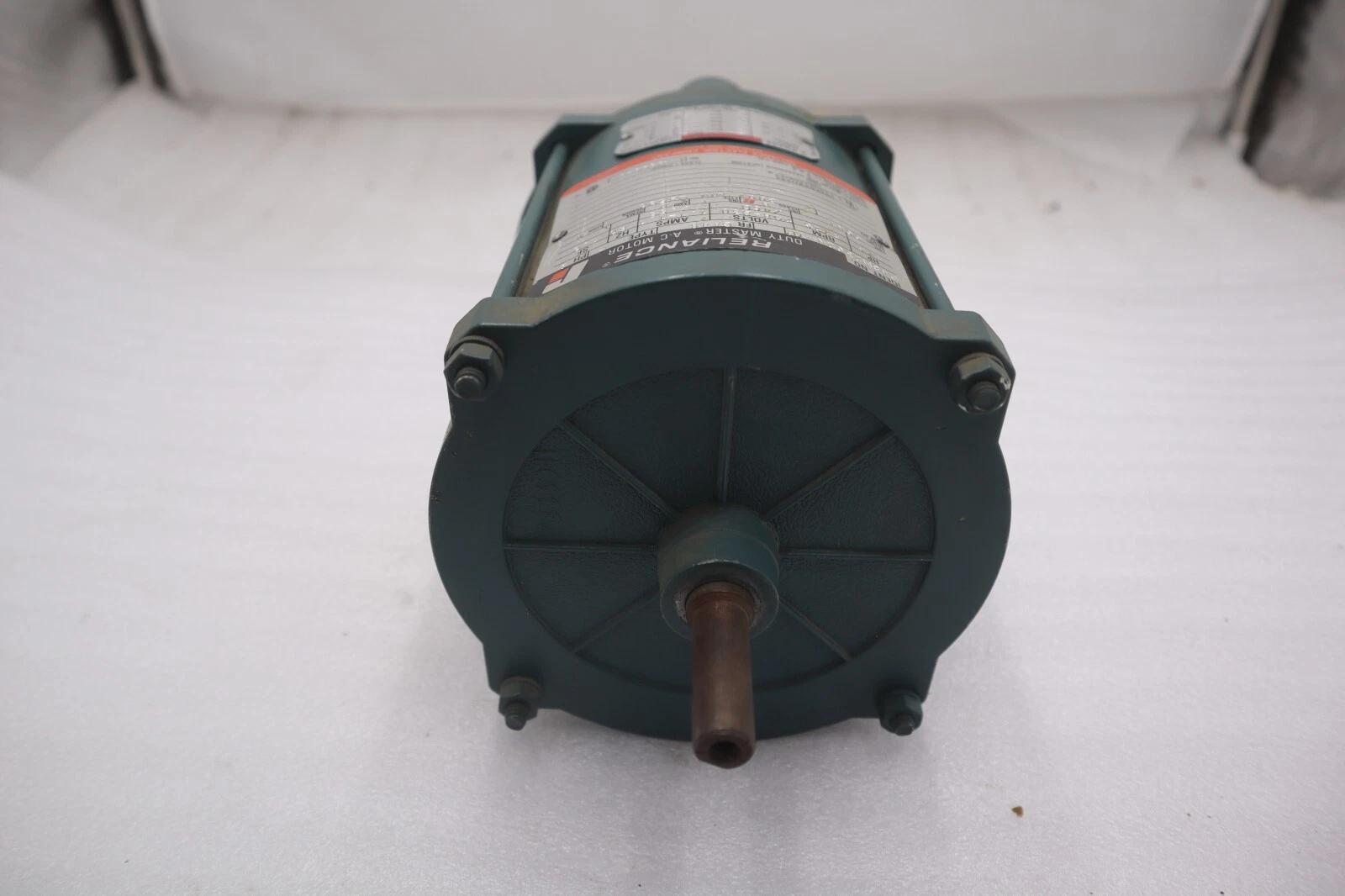 Reliance electric p48h2302n-yp duty master ac motor 1/4 hp stock #m-35 - Image 4