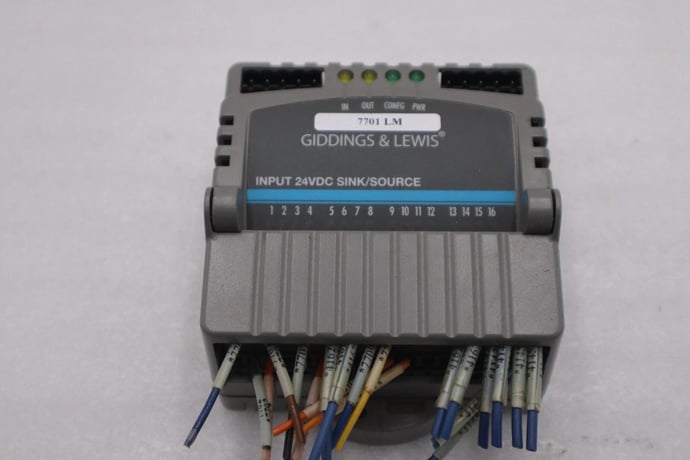 GIDDINGS & LEWIS M.1300.7372 R1 Input Module 24VDC SINK/SOURCE STOCK 636-D - Image 1