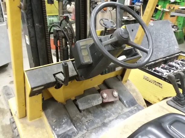 3100 lb. Hyster #H-50XM, propane, side shift, hydro, 48" forks, 130" lift height, #78968 - Image 4
