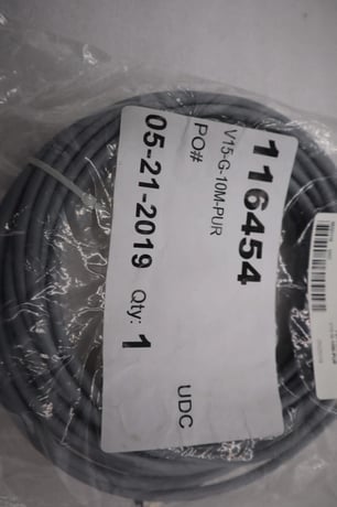 Pepperl+Fuchs V15-G-10M-PUR Sensor Actuator Cordset Female 5-Pin 10m #G807A - Image 3