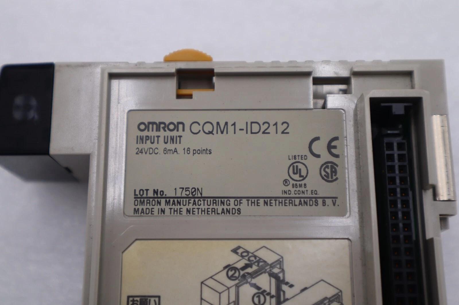 OMRON CQM1-ID212 CQM1ID212 Input Unit STOCK L-511-C - Image 1