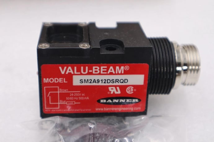 New open box banner engineering sm2a912dsrqd valu-beam stock g668a - Image 3