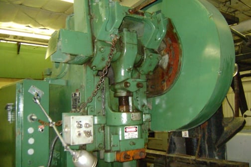 56 Ton, Minster, 5" stroke, 11" Shut Height, 3-1/2" t-slotted bolster 21" x32", air clutch, #80771 - Image 6