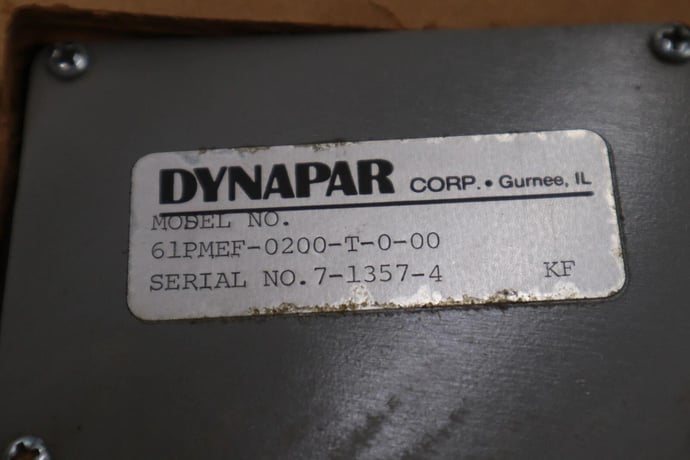 NEW DYNAPAR 61-PMEF-0200-T-0-00 ROTARY INCREMENTAL ENCODER STOCK 4511 - Image 1