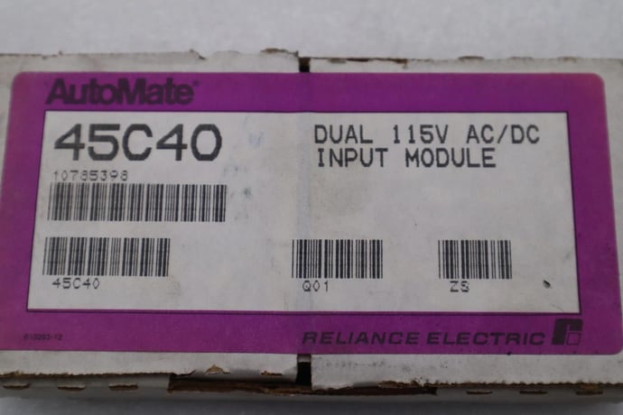 Reliance Electric AutoMate 45C40 Dual 115V AC/DC Input Module STOCK 5490 - Image 1