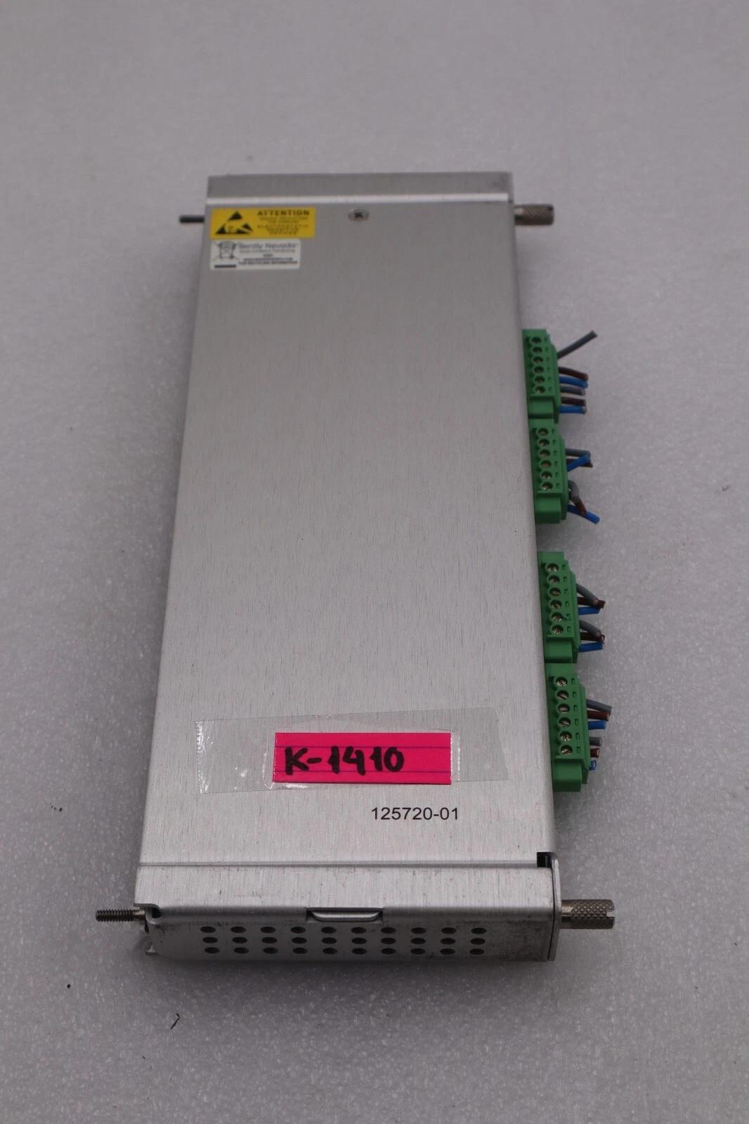 Bently nevada 125720-01 4 channel relay i/o module stock #k-1410 - Image 2