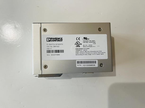 Phoenix Contact FL SWITCH SFNB 8TX, 2891002 Ethernet Switch #K-192 - Image 2