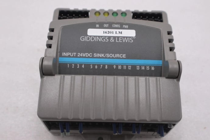 GIDDINGS & LEWIS M.1300.7372 R1 Input Module 24VDC SINK/SOURCE STOCK 653-D - Image 1