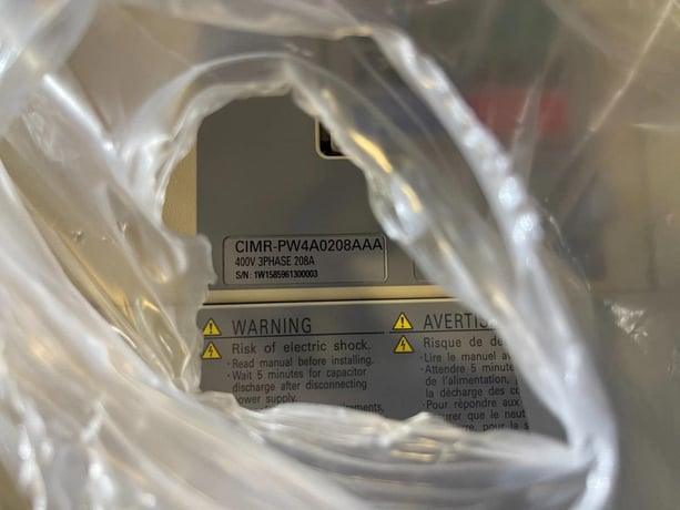 Yaskawa CIMR-PW4A0208AAA iQpump1000 Pump Drive NEW STOCK W-61 - Image 4