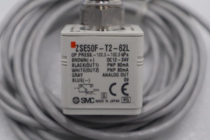 NEW OPEN BOX SMC ZSE50F-T2-62L SMC sensor-100~100kpa STOCK L-362-C - Image 1
