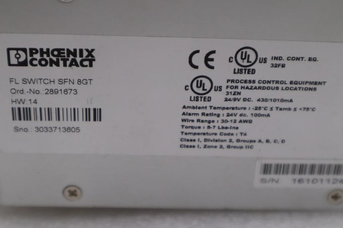 Phoenix Contact 2891673 FL Switch SFN 8GT - SURPLUS NEVER USED STOCK H458A - Image 2
