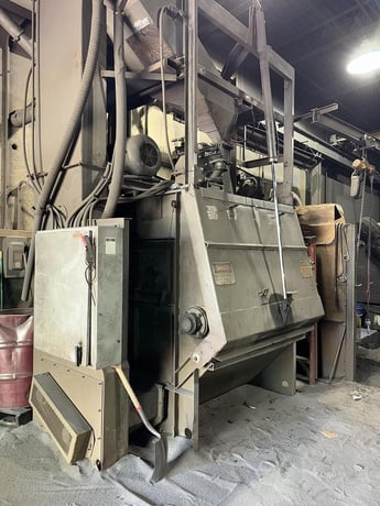 12 cu.ft. Pangborn #TS-12 Rotoblast, Manganese steel belt, 2005 - Image 2