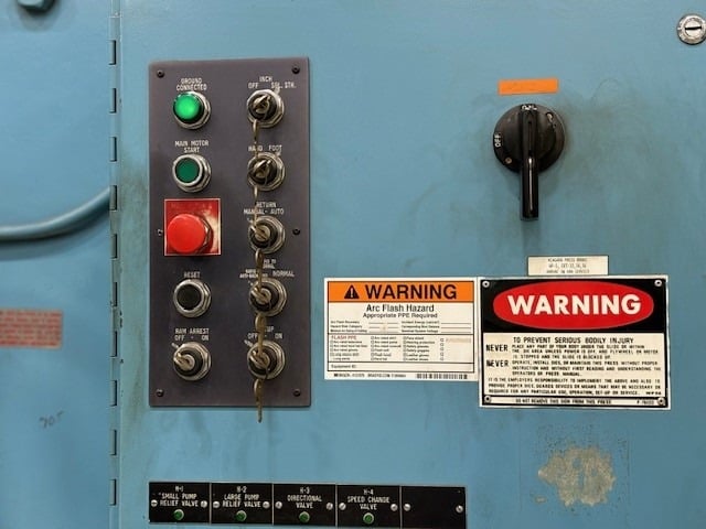 350 Ton, Niagara #350-10-12, 12' overall, Hurco AB 7 X-Axis only, manual Y-Axis, 1995 - Image 5