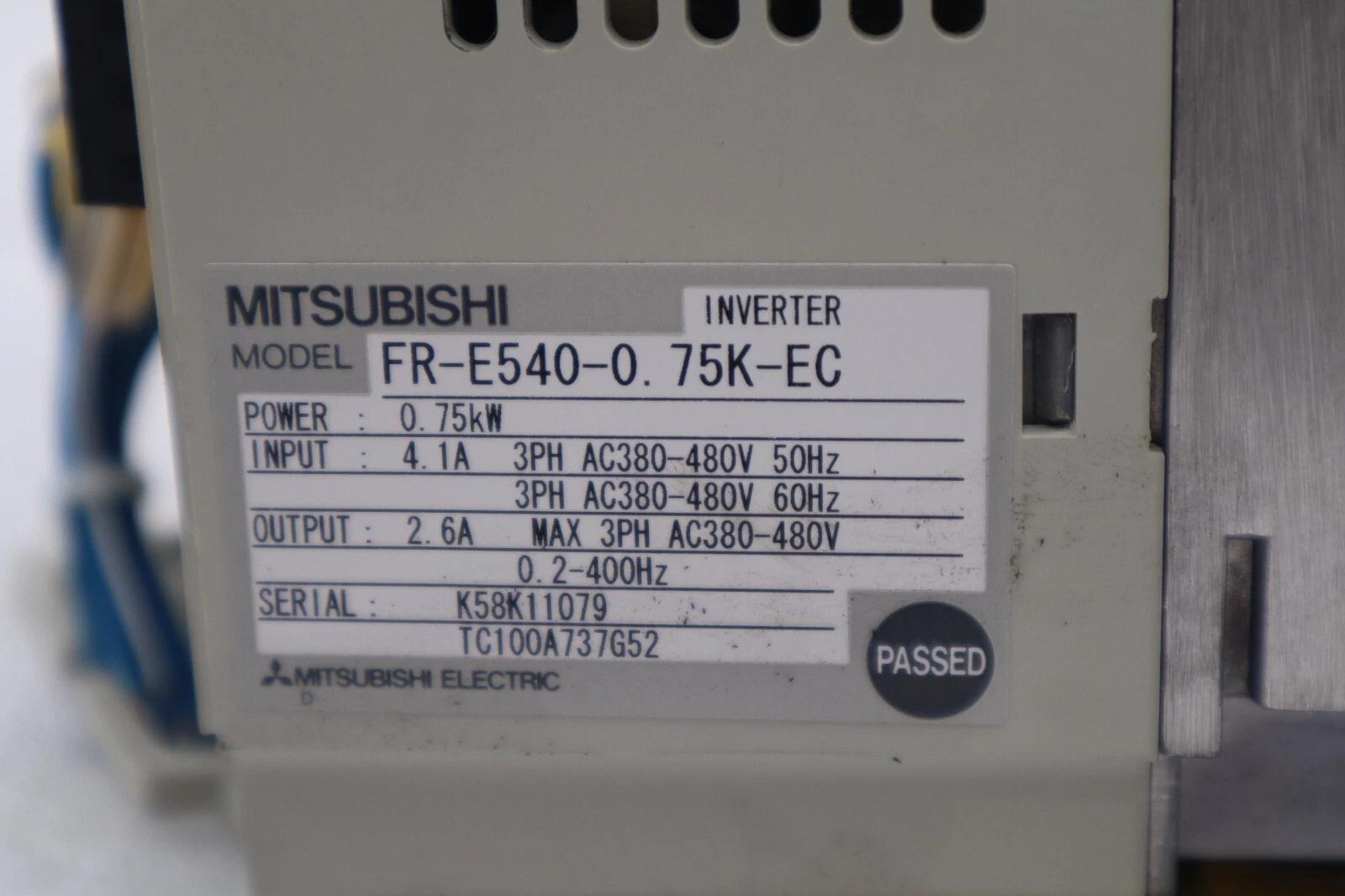 Fr-e540-0.75k-ec, mitsubishi inverter stock 5020 - Image 5