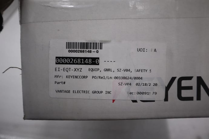 New Keyence SZ-V04 Safety Laser SZ-V04 Scanner STOCK G493 - Image 3