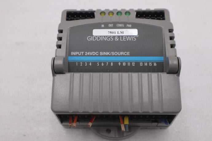 GIDDINGS & LEWIS M.1300.7372 R1 Input Module 24VDC SINK/SOURCE STOCK 644-D - Image 1
