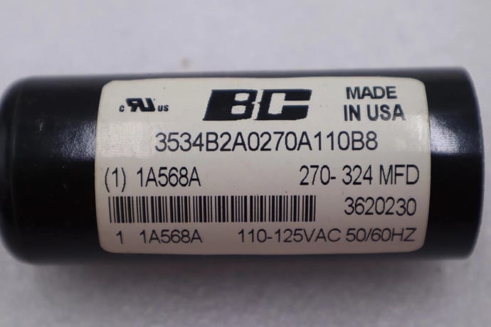 Bc 3534b2a0270a110b8 270-324 mfd 110-125vac stock #k-2377 - Image 2