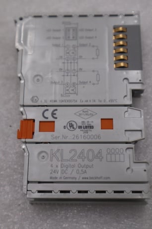 Beckhoff kl2404 digital output terminal 2-wire 4-channel 4 outputs stock l-605c - Image 2