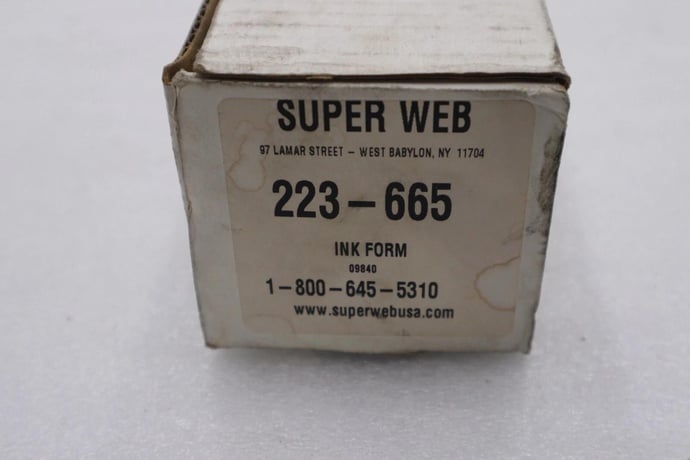 New superweb ink form 09840 distributor roller 223-665 stock w-39 - Image 2