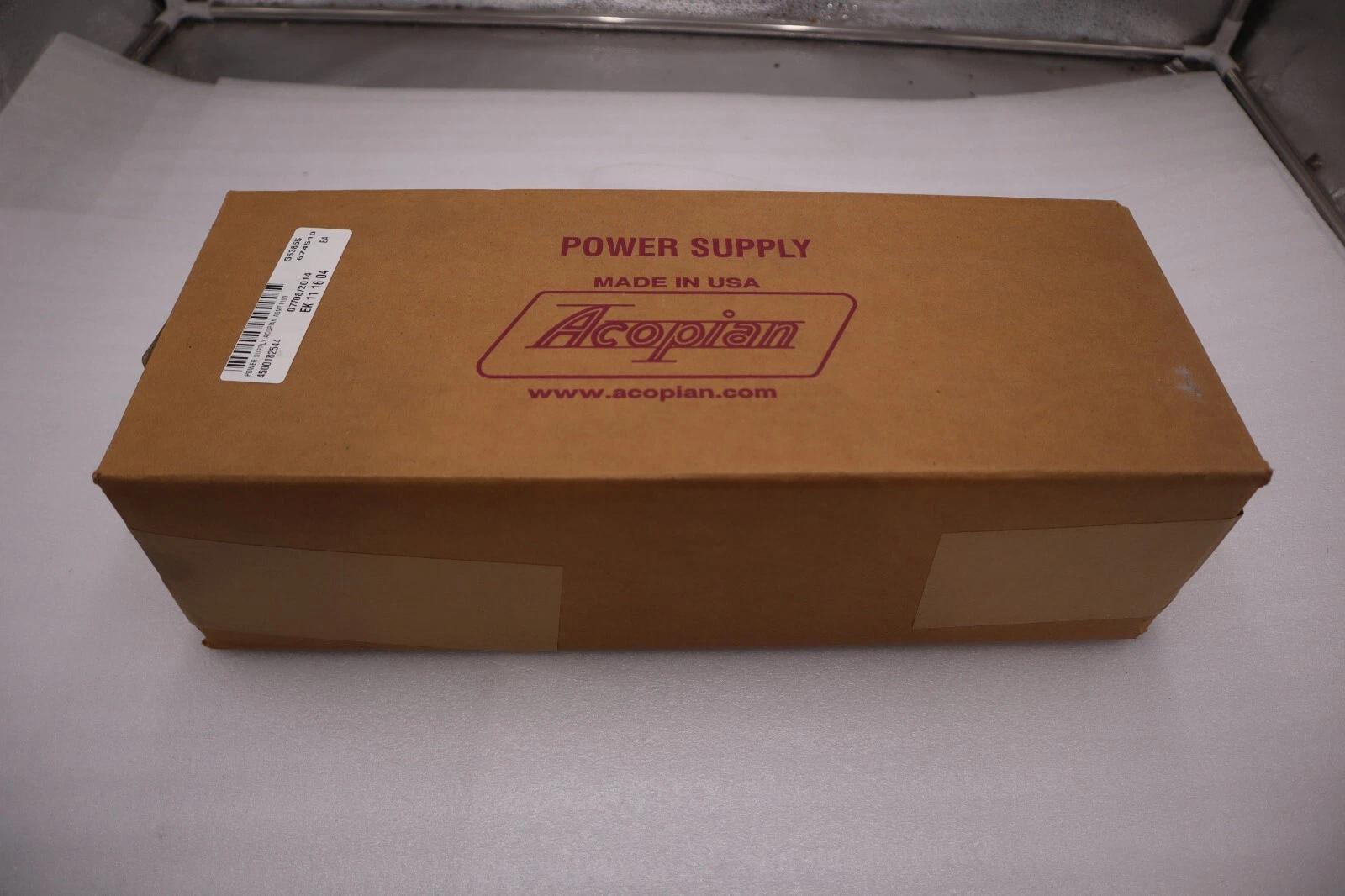 New acopian a6mt1100 gold box ac-dc single outputstock g273 - Image 2