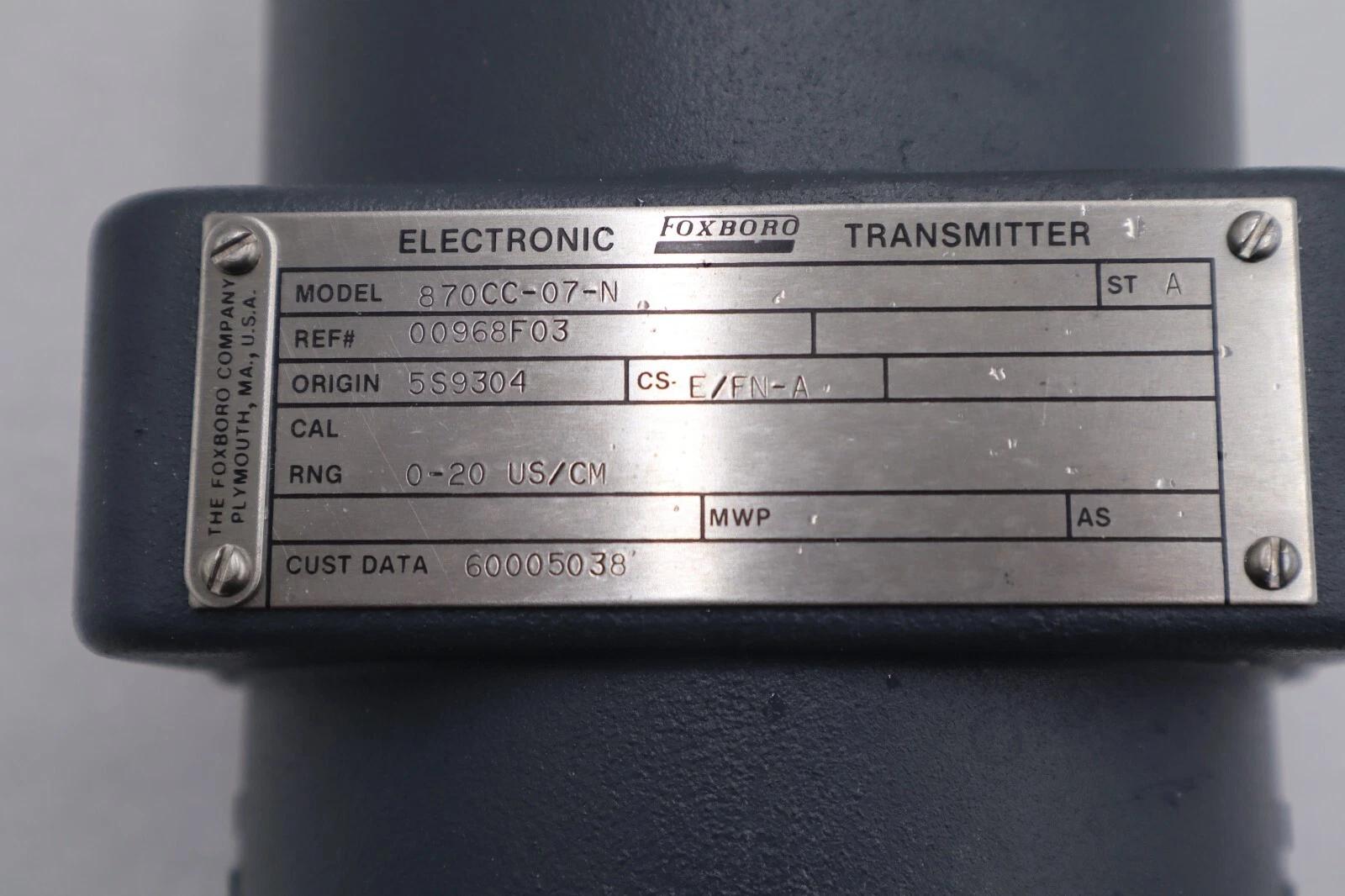 NEW Foxboro 870CC-07-N Electronic Transmitter STOCK 2197 - Image 5