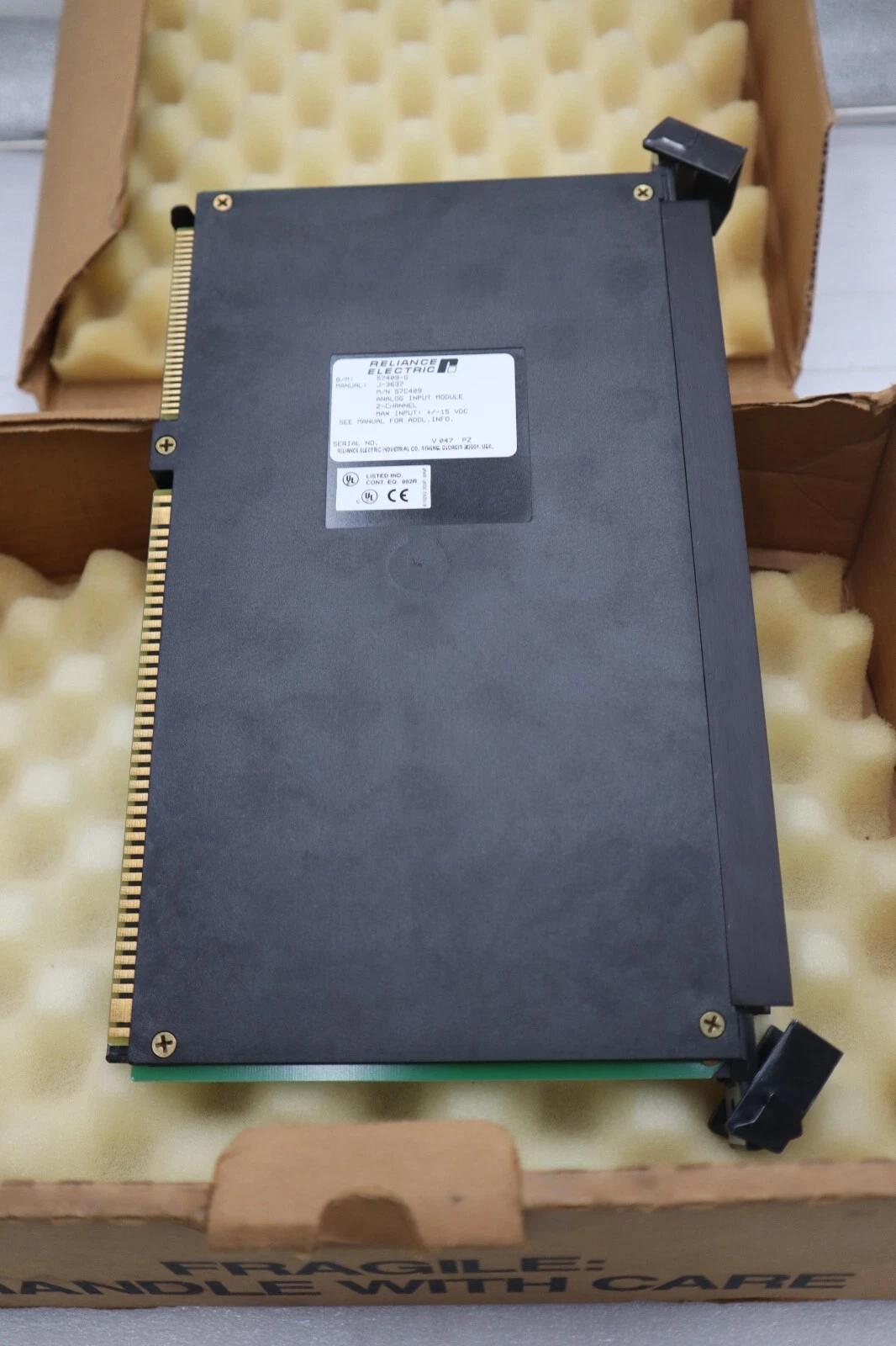 New in box reliance electric 57409-g analog input module stock g520 - Image 1