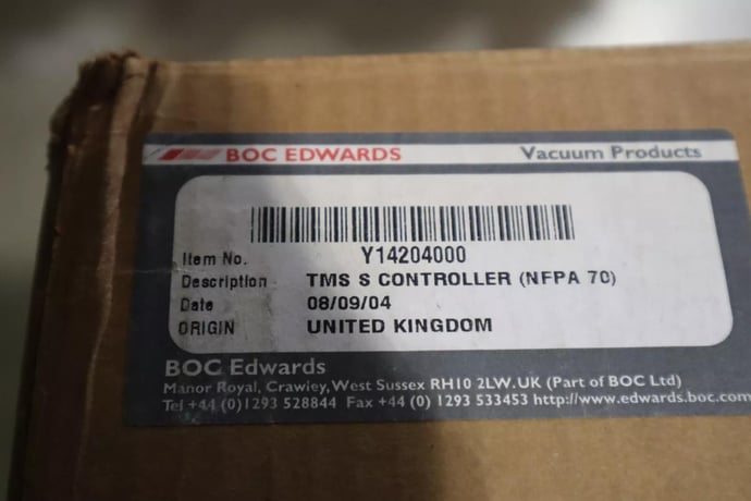 New boc edwards y14204000 tms temperature measuring system stock 1000a - Image 2