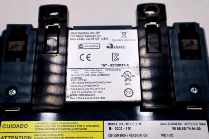 ANATEL CISCO IE 3000 IE30008TC ETHERNET SWITCH #L-280 - Image 6