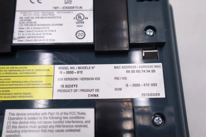 ANATEL CISCO IE 3000 IE30008TC ETHERNET SWITCH #L-280 - Image 7