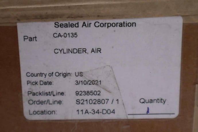 Smc ncgca50-0800 air cylinder 145 psi #4211 - Image 3